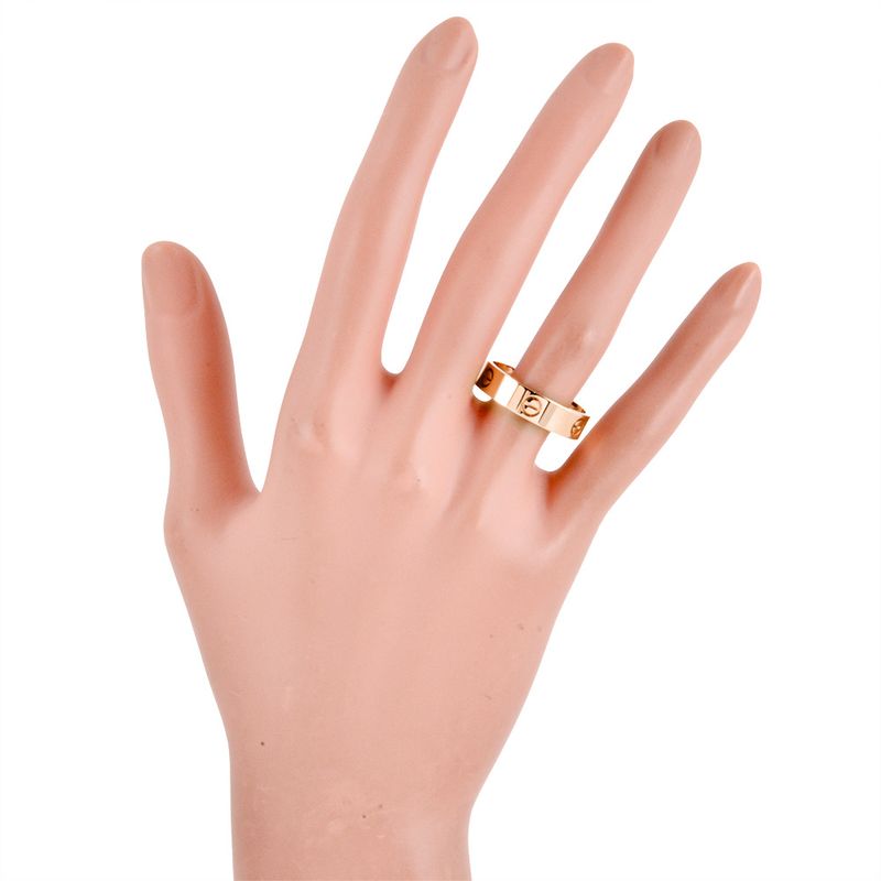 Cartier Love Ring #65 18K Pink Gold 72g Men's