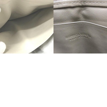 Bottega Veneta Clutch Bag Maxi Intrecciato Leather White