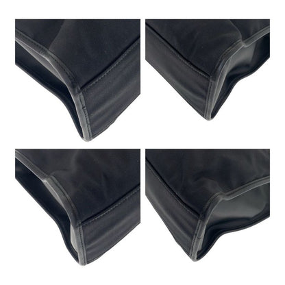 Gucci Sherry Line Black Silver Hardware Nylon 246410 Business Bag Handbag Men