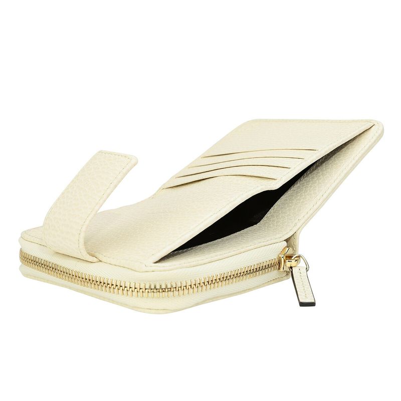 Gucci Bifold Wallet In GG Canvas Beige/white