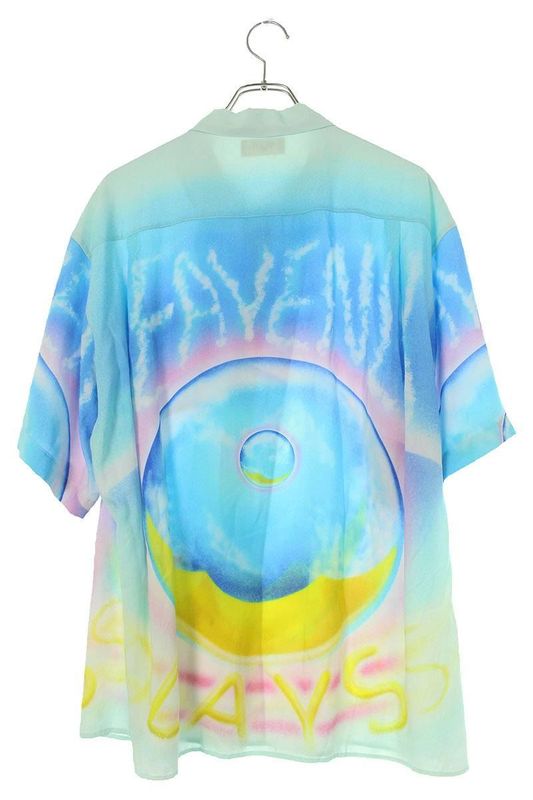 Celine 22SS 2c517357q Multicolor Short Sleeve Shirt Men's 37