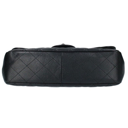 Chanel Deca Matelasse 30 Caviar Skin Single Flap Chain Shoulder Bag Women 30