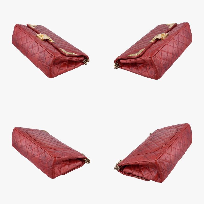 Chanel255 Matelasse Red Lamb Skin A4880713868239