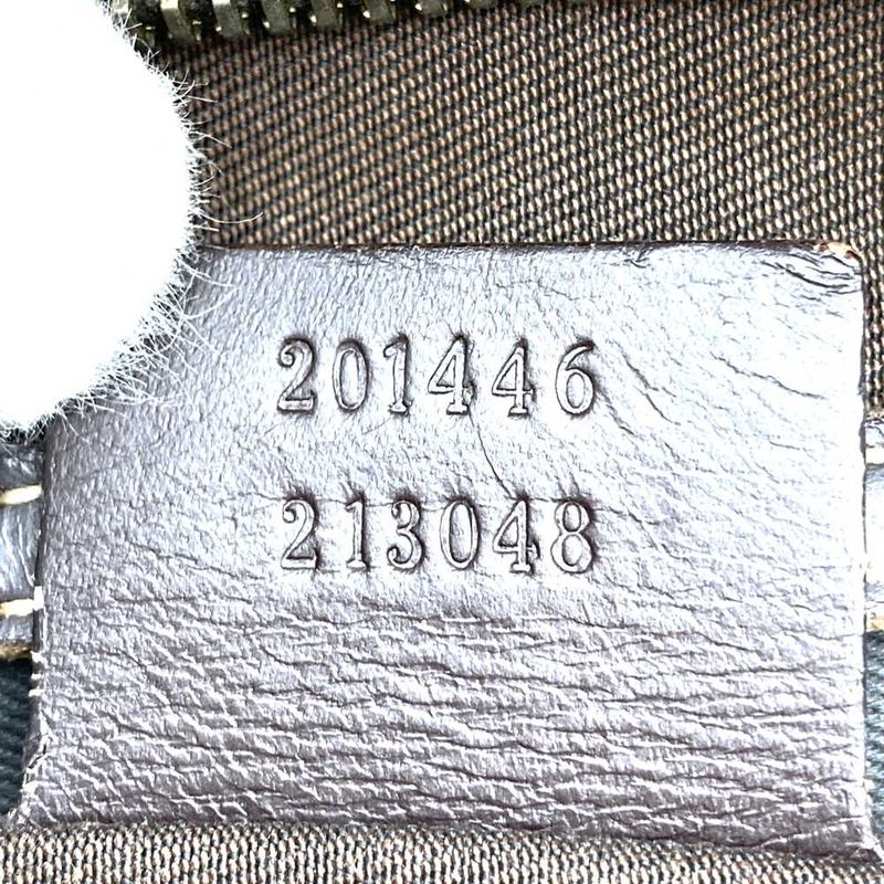 Gucci 201446 Shoulder Bag Brown GG Supreme Canvas Women's High Brand