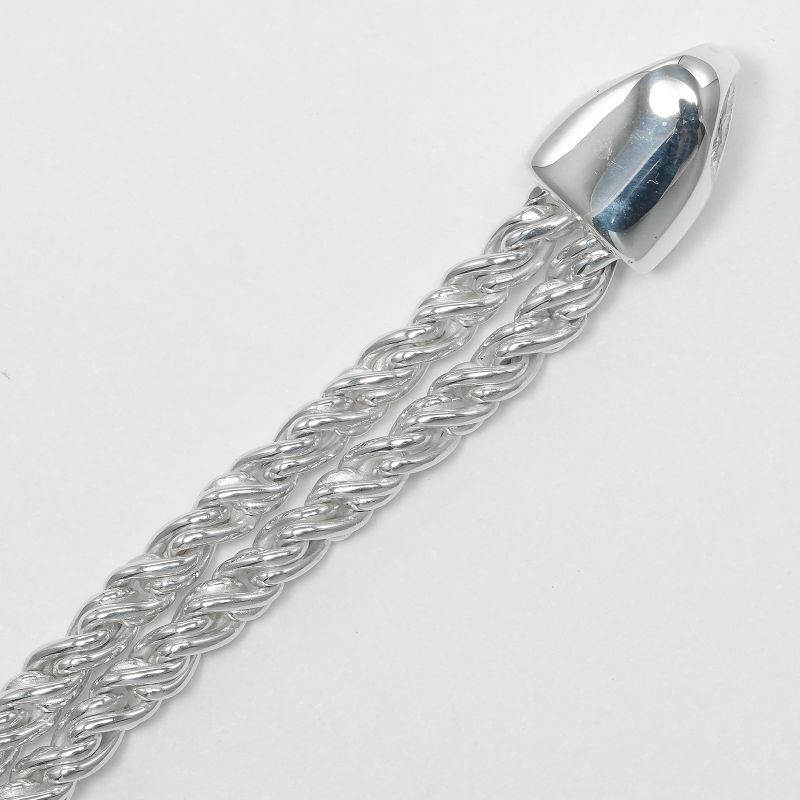 Tiffany & Co Double Heart Rope Vintage Wrist Circumference Approx 17.8cm