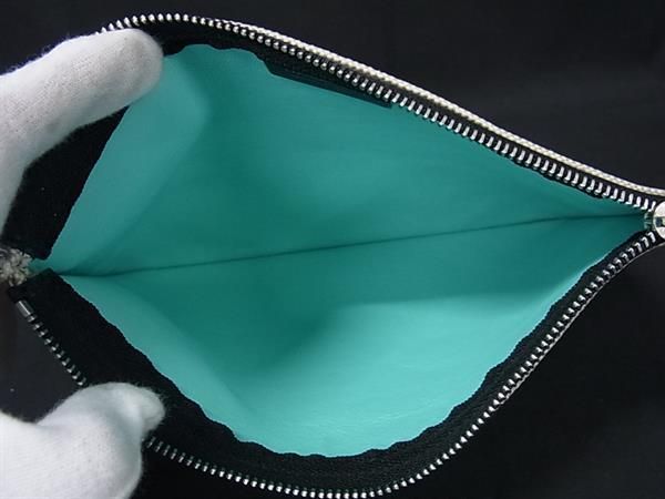 Tiffany & Co Tiffany & Co Canvas Pouch Multi-case Small Bag Ladies Beige