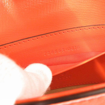 Gucci Horsebit 726863 Leather Orange Mini Shoulder Bag 0567 Gucci