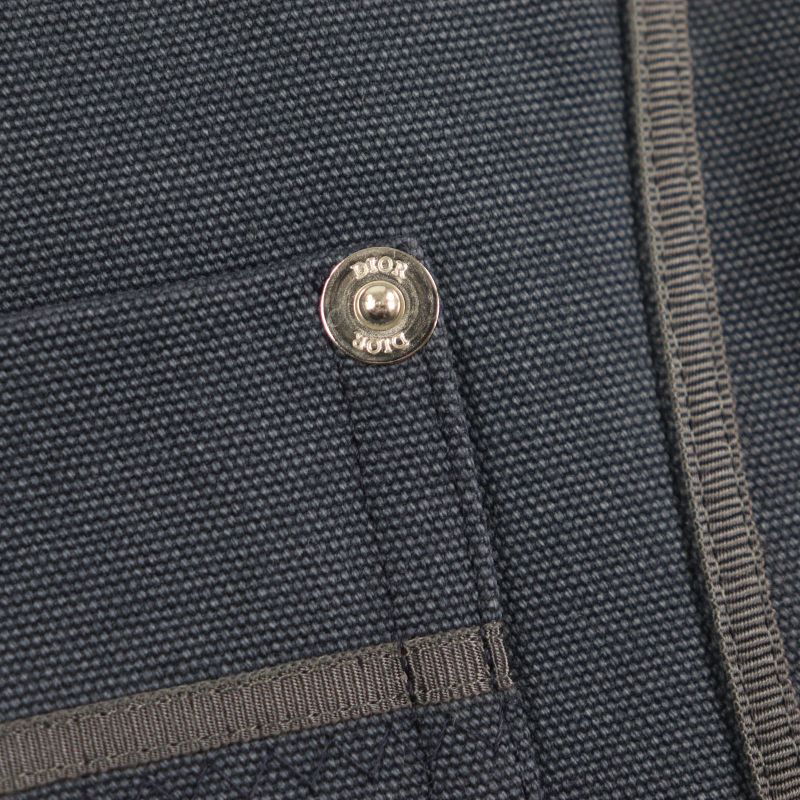 DIOR Homme 24SS 383c276a5641 Gardner's Silk Double Jacket Tailored Jacket Navy