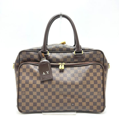 Louis Vuitton Handbag Ikar Damier Canvas Ebene Brown