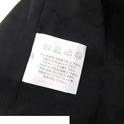 Chanel Dress Black White Wool Silk 40 — view 8