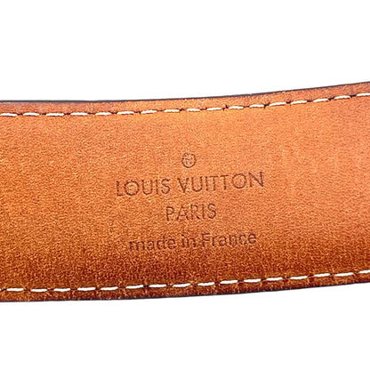 Louis Vuitton Ceinture Damier Brown Belt Gold — view 2