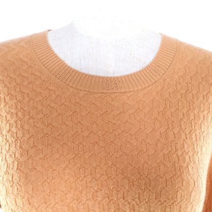 Chanel CC Logo Crew Neck with Plate Long Sleeve Cashmere Knit — view 4
