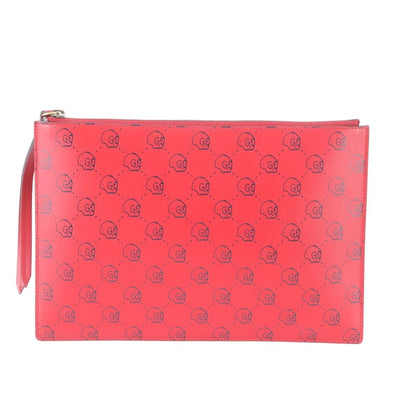 Gucci GG Ghost Leather Clutch Pouch Business — view 2