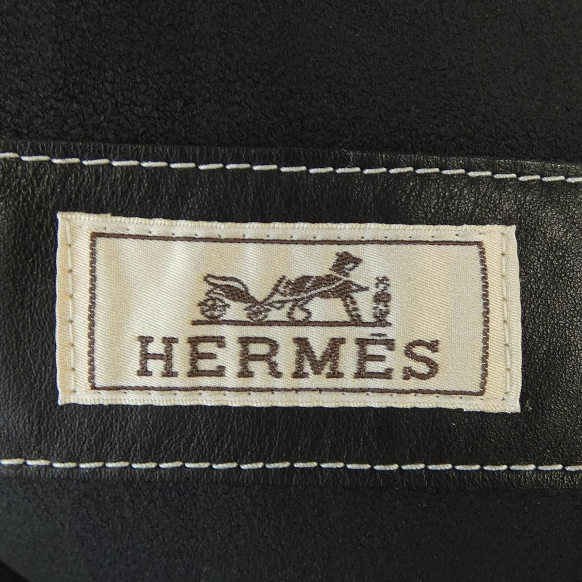 Hermes Leather Jacket Black — view 4
