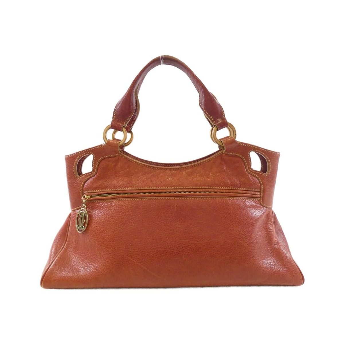 Cartier Marcello Bag Handbag Brown — view 2