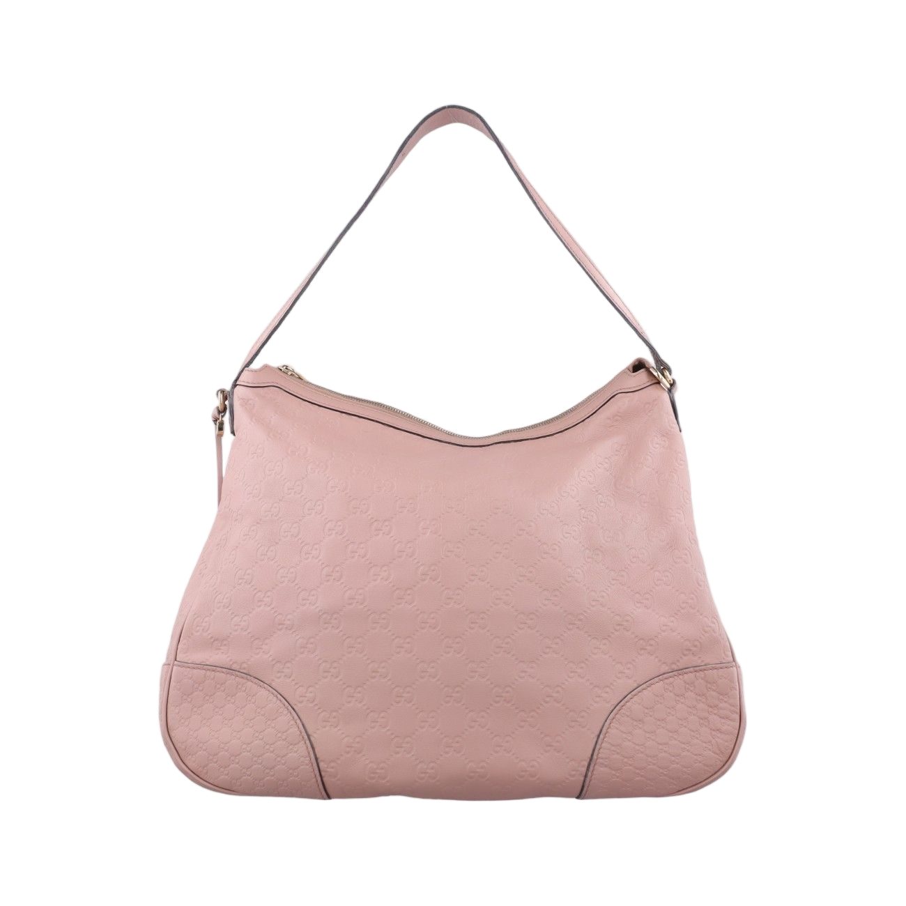 Gucci Micro Guccissima Hobo Pink Leather