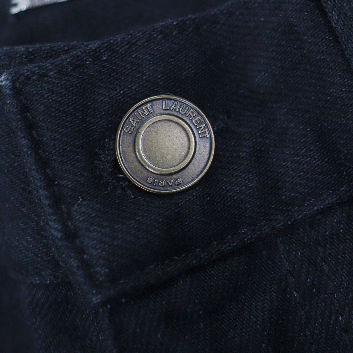 Saint Laurent Paris Cowhide with Leather Patch Hat — view 5
