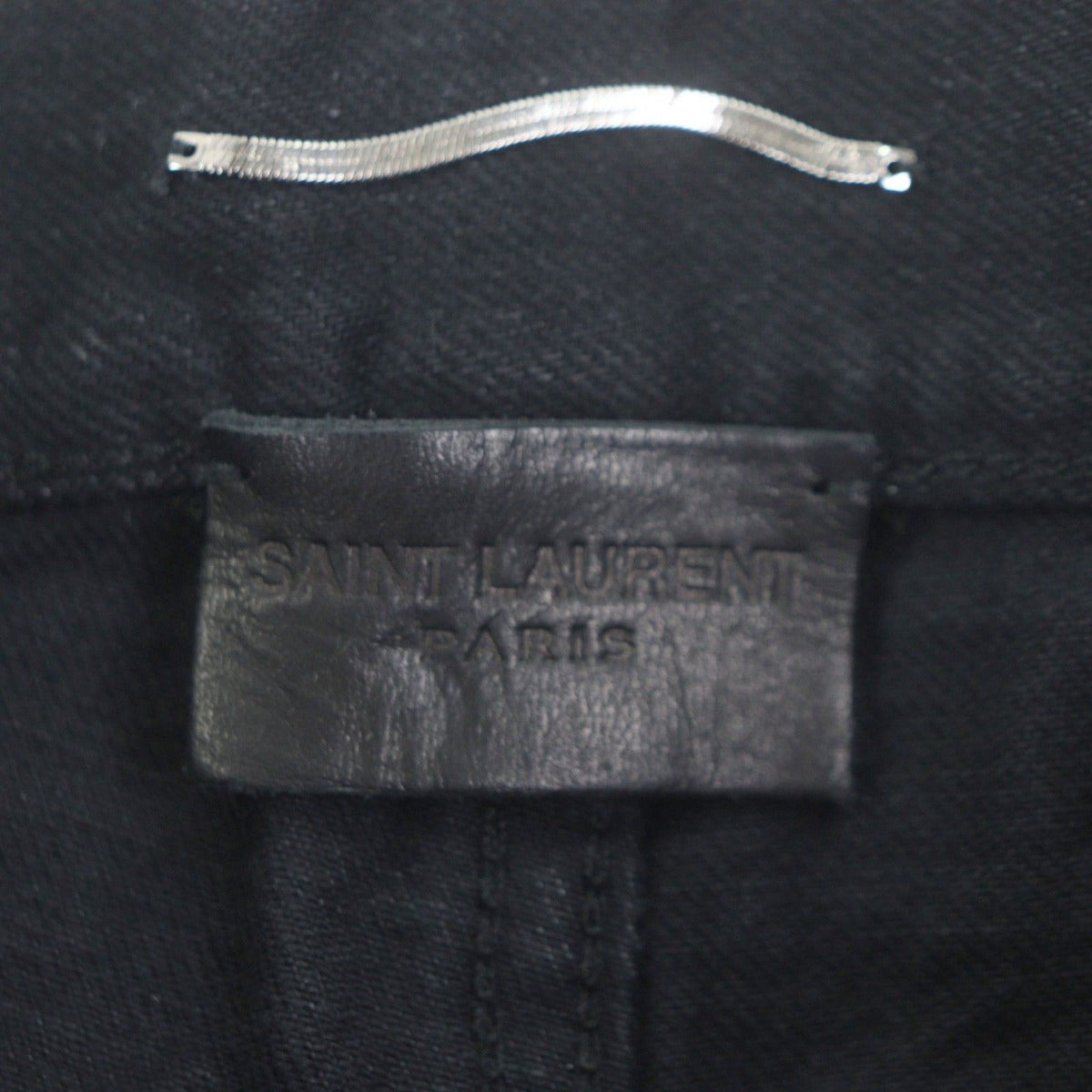 Saint Laurent Paris Cowhide with Leather Patch Hat — view 8