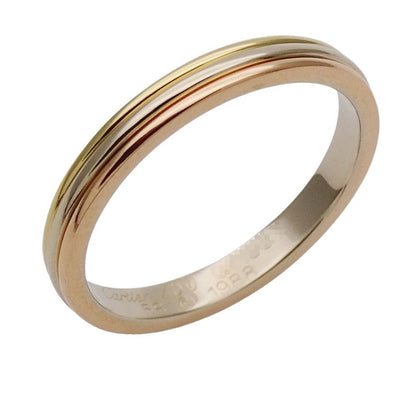 Cartier Ring Vendome Yellow Gold Pink White 58 Three
