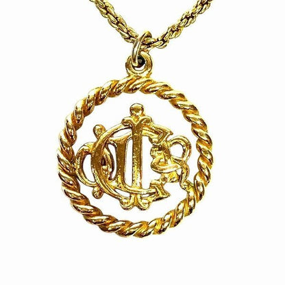Dior Emblem Vintage Necklace