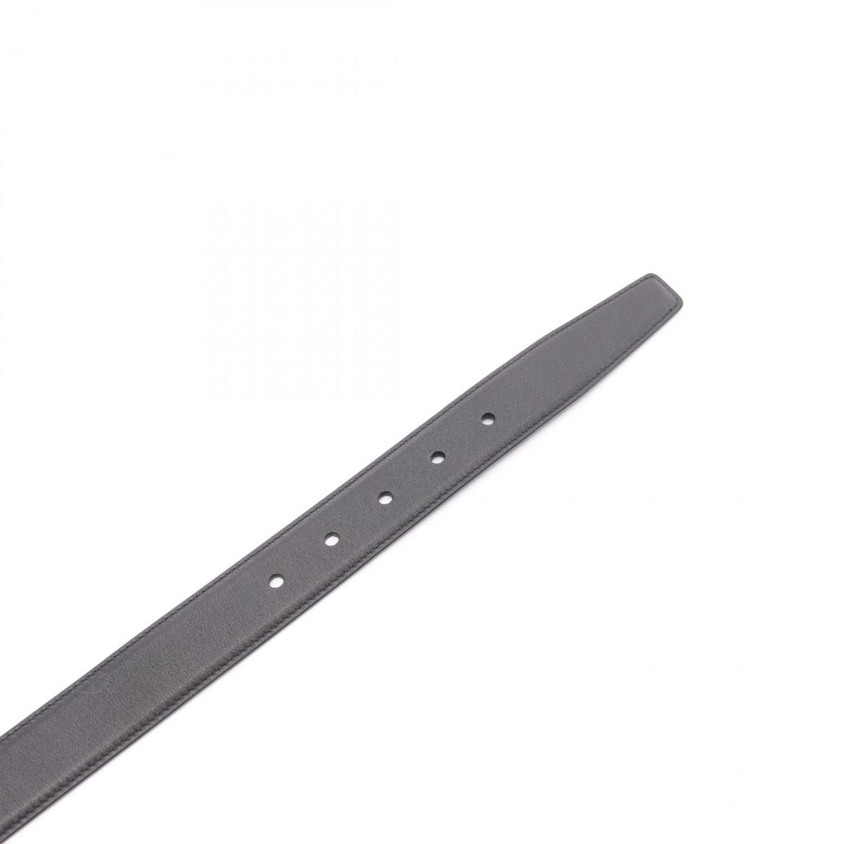 Saint Laurent Paris Belt Cassandra Black Leather — view 3