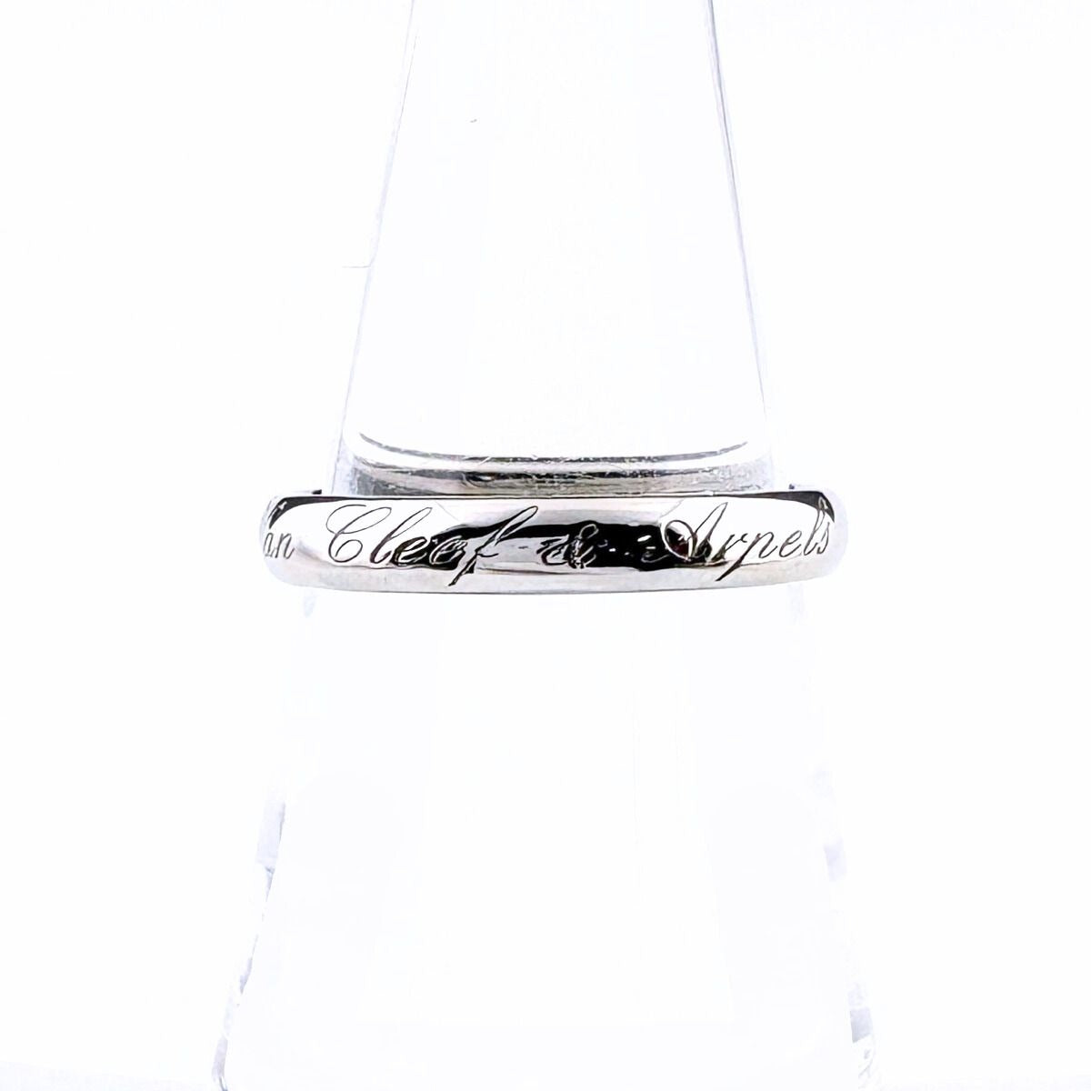 Van Cleef & Arpels Tandormon Marriage Ring Platinum Size 12.5 Pt950 Women's