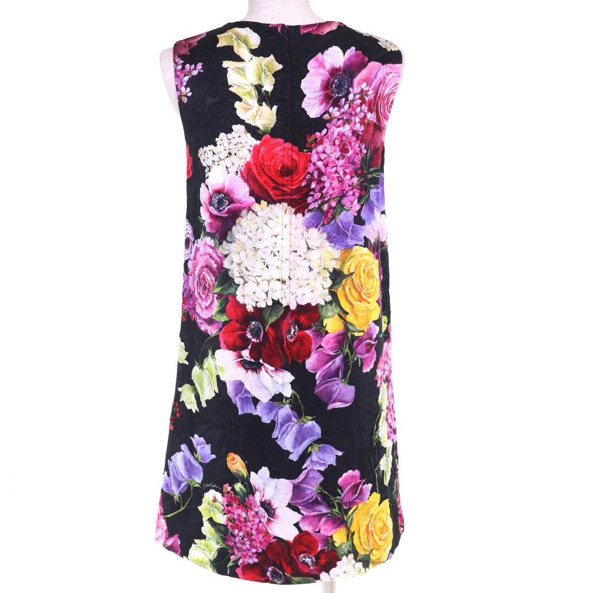 Dolce & Gabbana Hsmws Cotton Flower Dress — view 3