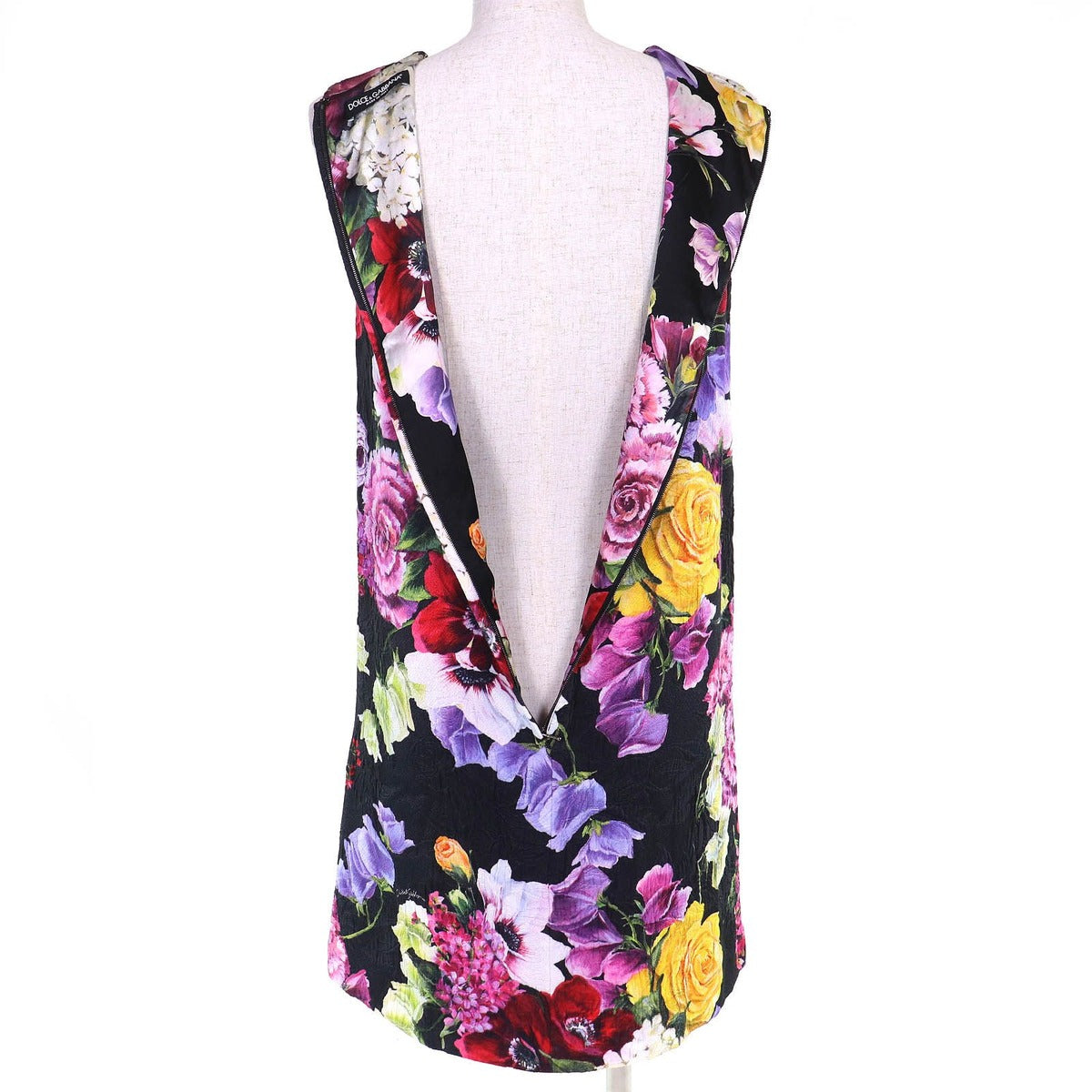 Dolce & Gabbana Hsmws Cotton Flower Dress — view 5