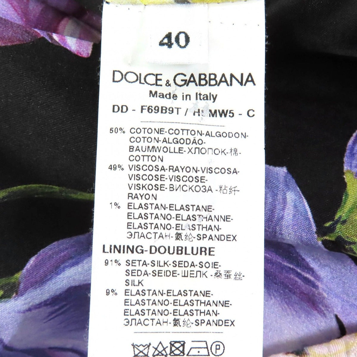 Dolce & Gabbana Hsmws Cotton Flower Dress — view 8