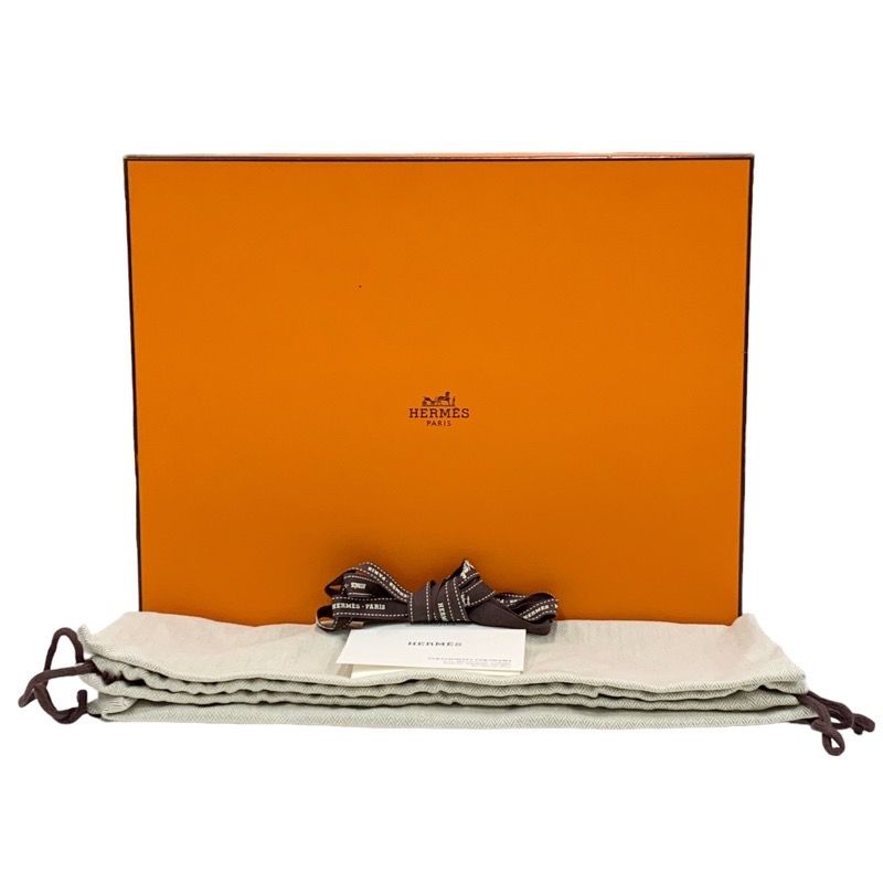 Hermes Enid Sandals Shoes Leather White Unused