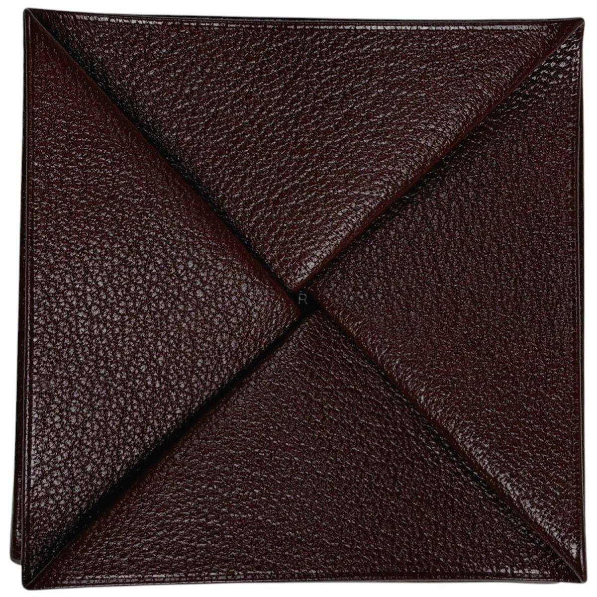 Hermes Zulu Coin Purse Chevre Rouge Ash