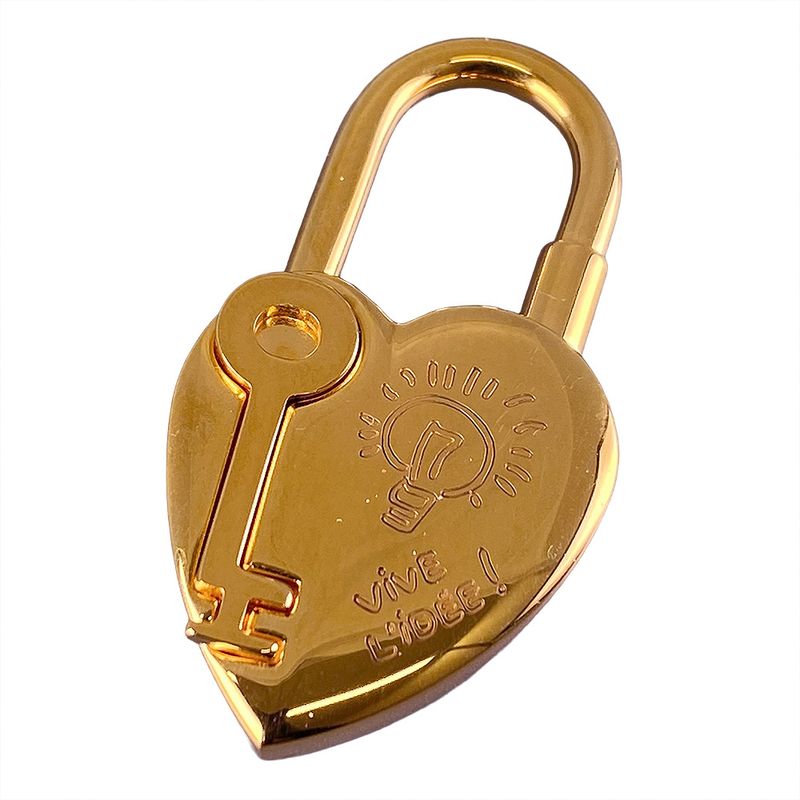 Hermes Heart Cadenas Charm