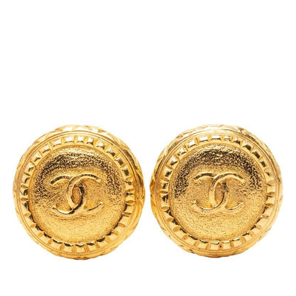 Chanel CC Logo Gold Plated
