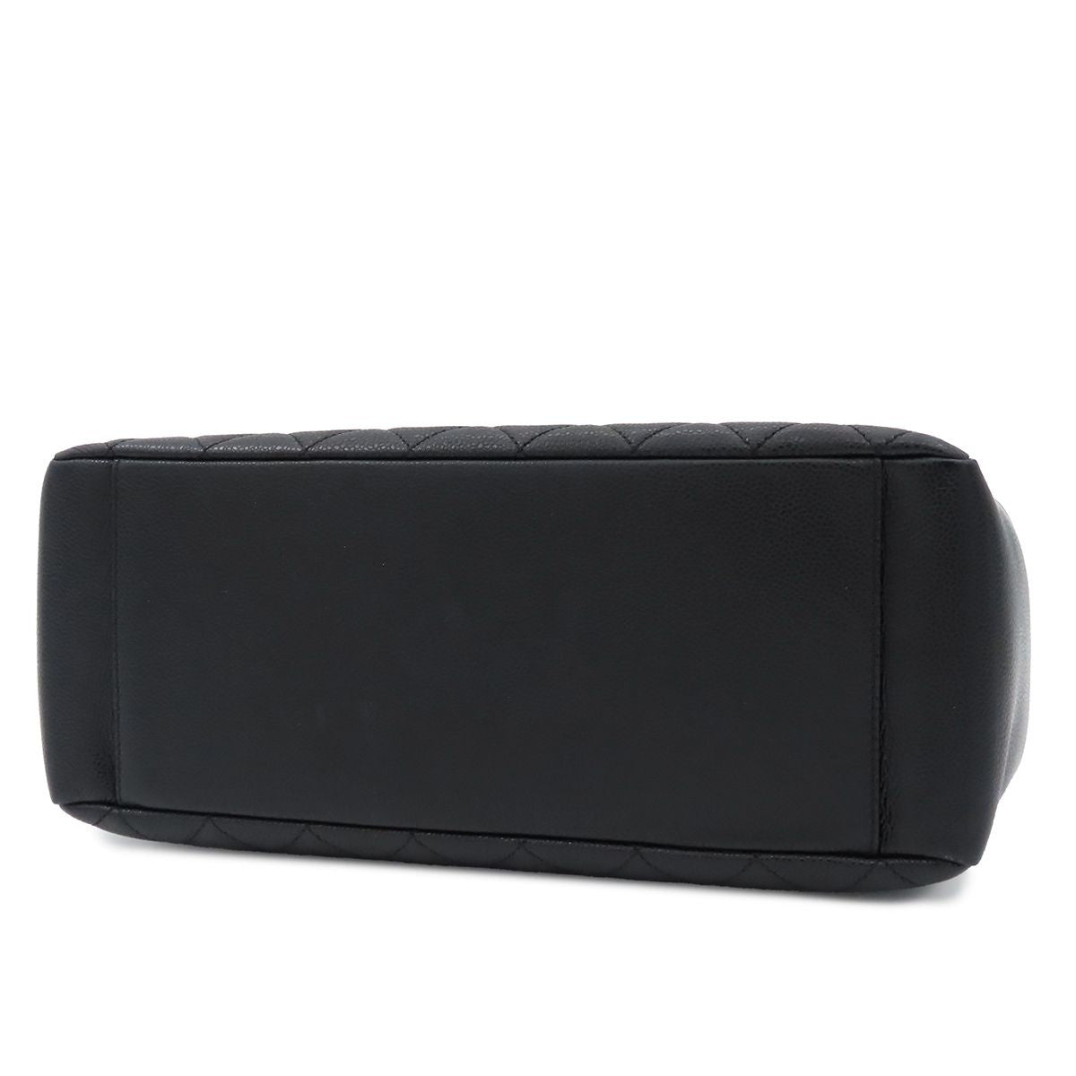 Chanel Grand Shopping Tote Bag Black Caviar Leather — view 3