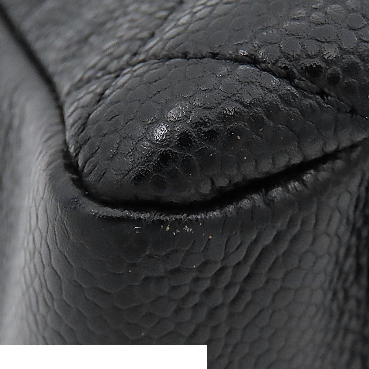 Chanel Grand Shopping Tote Bag Black Caviar Leather — view 6