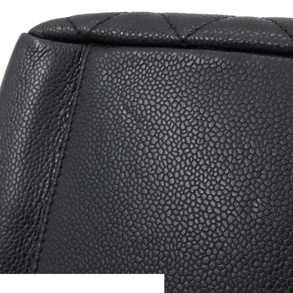 Chanel Grand Shopping Tote Bag Black Caviar Leather — view 7