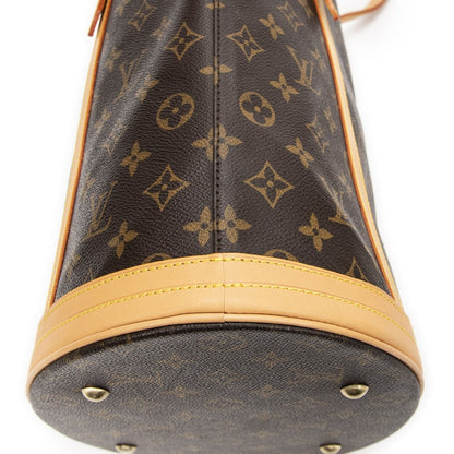 Louis Vuitton Bucket Brown Monogram Canvas Pouch — view 7