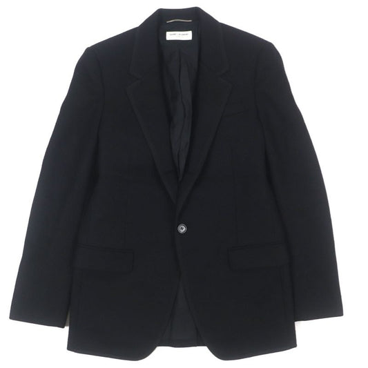 Saint Laurent Paris 2021 100% Silk Lining Single Jacket Tailored
