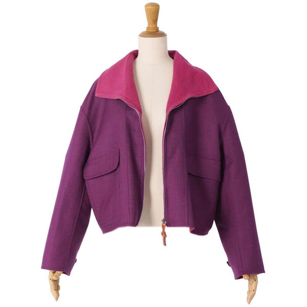 Hermes Jacket Zip Up Cashmere — view 3