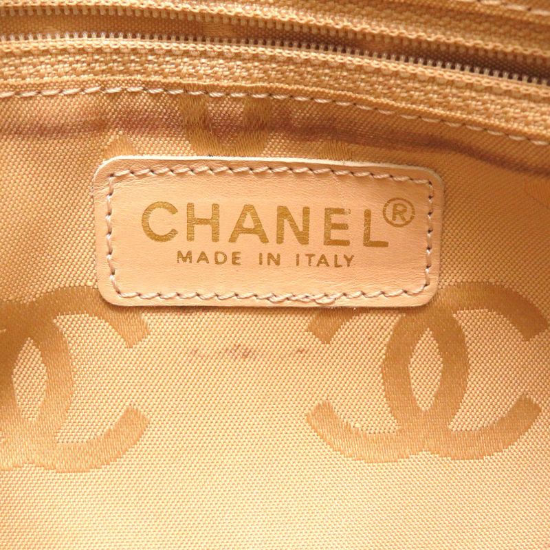 Chanel Caviar Skin Beige 7 Series Coco Mark Tote Bag 0005 Chanel