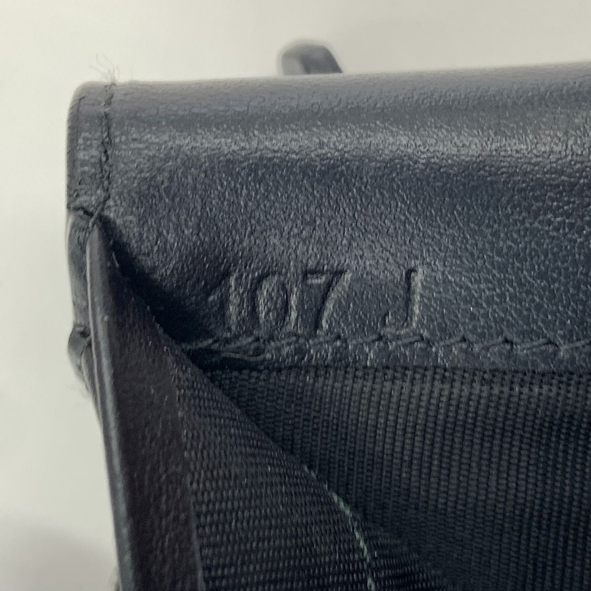 Prada Saffiano Triangle Logo Long Wallet 1mv025 Black