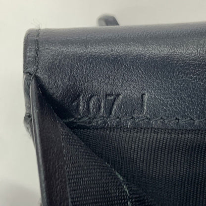Prada Saffiano Triangle Logo Long Wallet 1mv025 Black