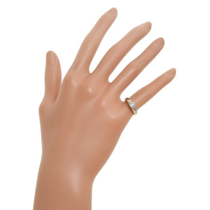 Bvlgari Marie-marie Solitaire Diamond Ring Pt950 Platinum Diamond 0.39ct #6