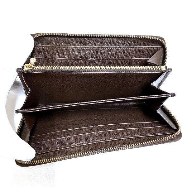 Louis Vuitton Damier Zippy Wallet N60015 Round Zipper Wallet Long Wallet Ladies