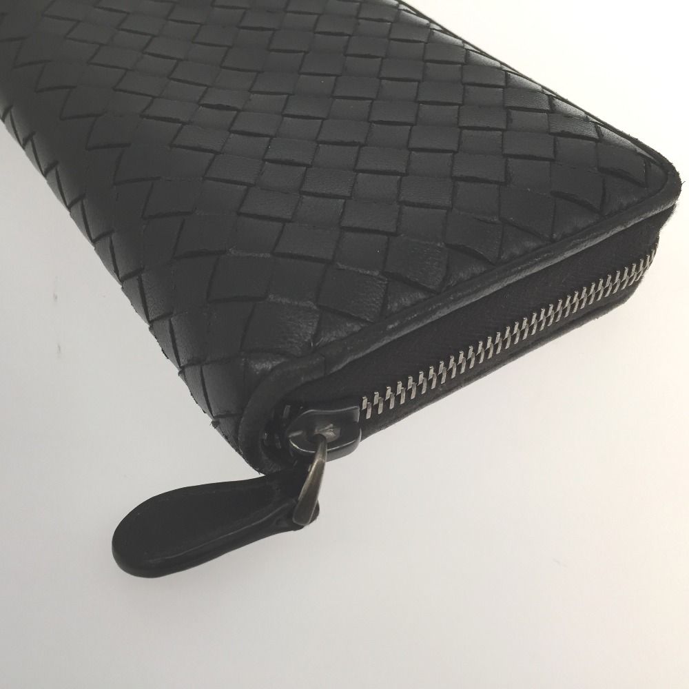 Bottega Veneta Long Wallet Round Zipper Intrecciato 275064