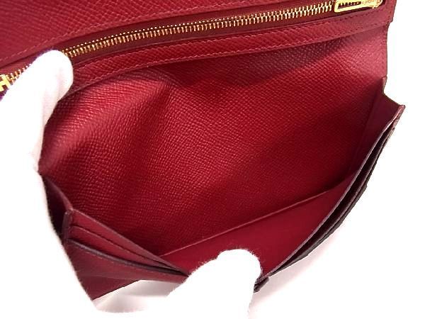 Hermes Bearn Souffle Vaux Epson Gold Hardware Long Wallet Engraved D 2019