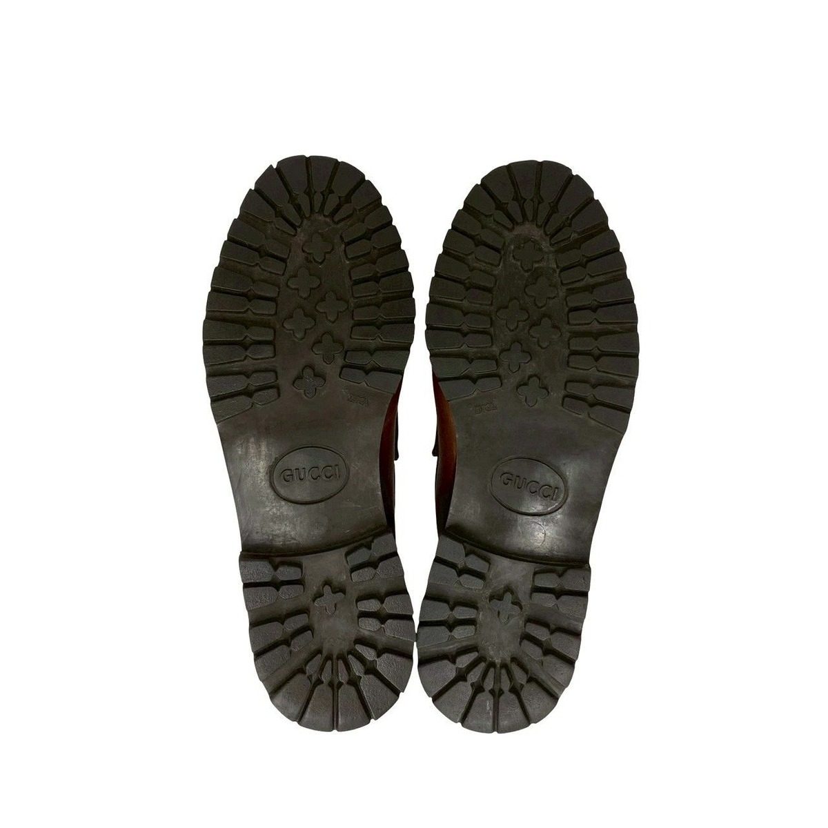 Gucci Box Horsebit Leather Loafers Slip on Shoes Brown Handbag — view 6