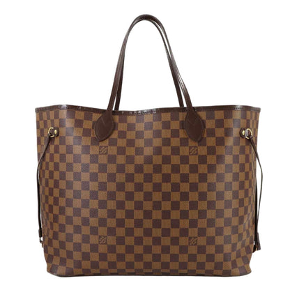 Louis Vuitton Damier Neverfull GM Tote Ebene Cerise Gold