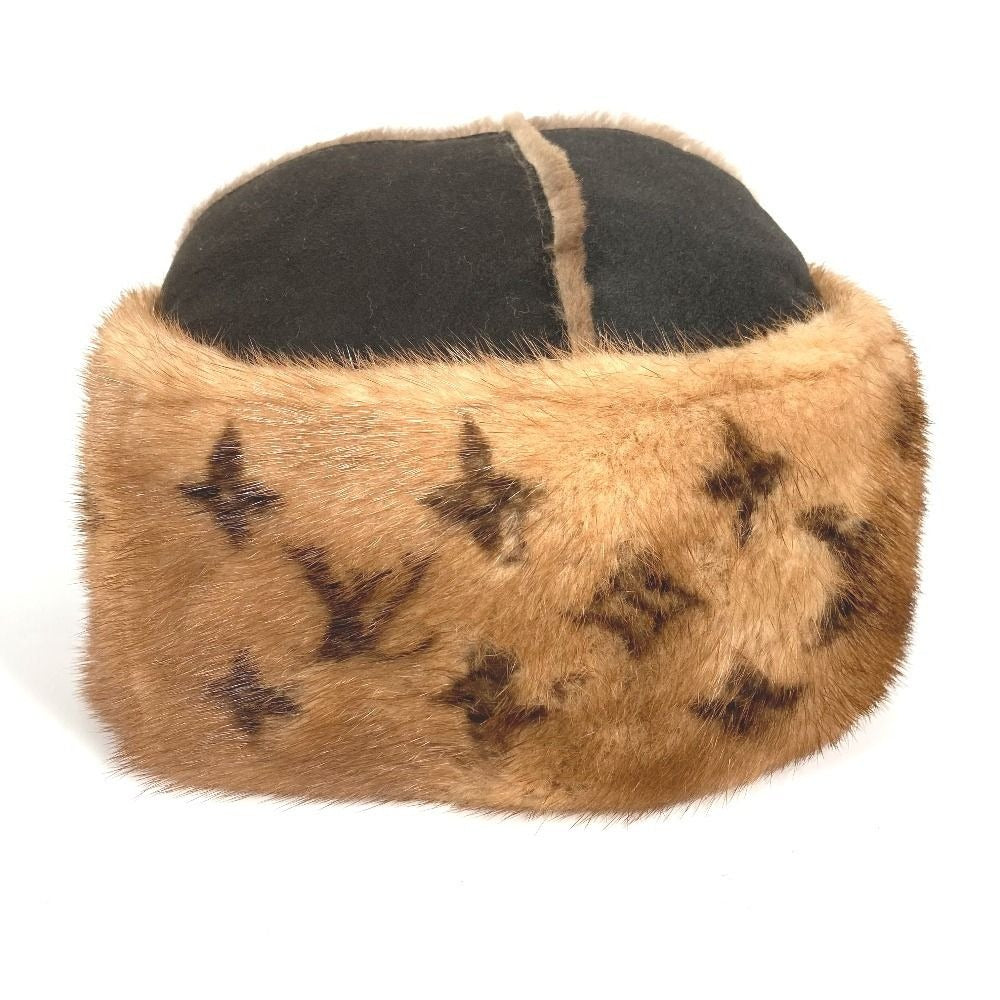 Louis Vuitton Hat Cossack Fur Mink Brown