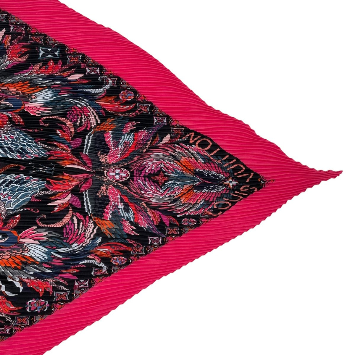 Louis Vuitton Scarf Silk Carre Plisse Angels Pink — view 5